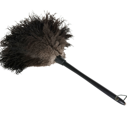 Støvtørker Luksus strutsefjær 54 cm Sort