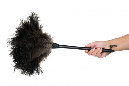 Støvtørker Luksus strutsefjær 54 cm Sort