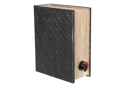 Vinstativ Dekorasjon Bokeske Vinboks Flettet Skinn 30x23x11,5cm