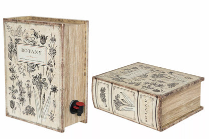 Vinstativ Dekorasjon Bokeske Vinboks Botanikk 30x22,5x11,5 cm