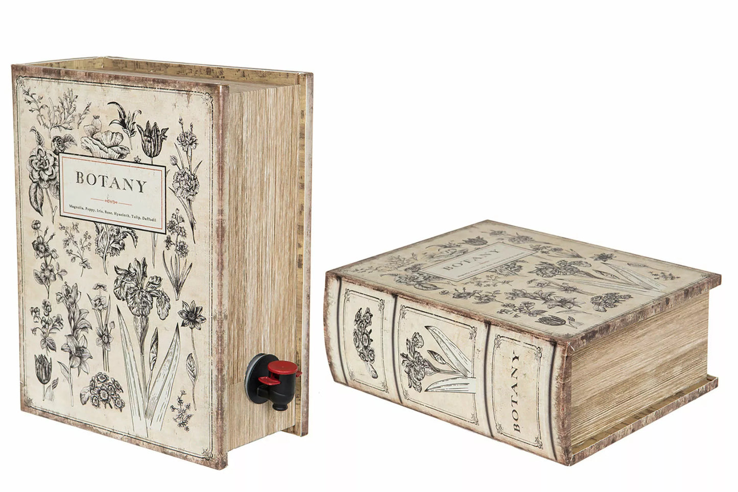Vinstativ Dekorasjon Bokeske Vinboks Botanikk 30x22,5x11,5 cm