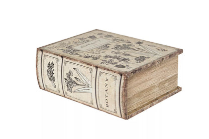 Vinstativ Dekorasjon Bokeske Vinboks Botanikk 30x22,5x11,5 cm