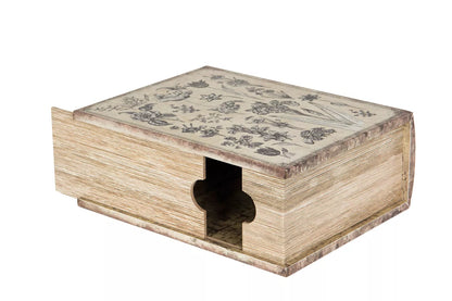 Vinstativ Dekorasjon Bokeske Vinboks Botanikk 30x22,5x11,5 cm