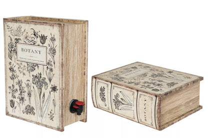 Vinstativ Dekorasjon Bokeske Vinboks Botanikk 30x22,5x11,5 cm