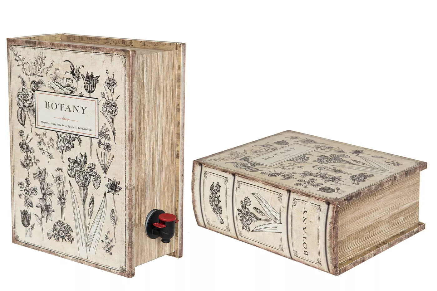 Vinstativ Dekorasjon Bokeske Vinboks Botanikk 30x22,5x11,5 cm