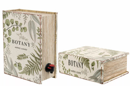 Vinstativ Dekorasjon Bokeske Vinboks Blad 30x22,5x11,5cm
