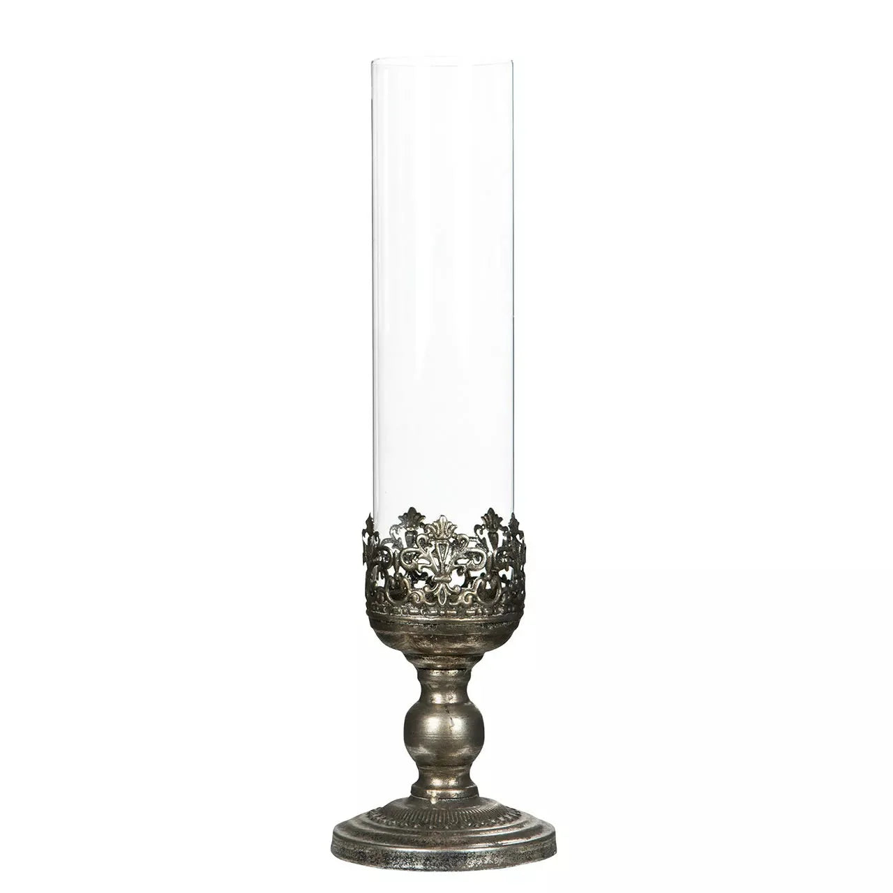 Lyslykt Leah sølv 43 cm 1 stk