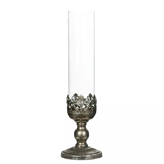 Lyslykt Leah sølv 43 cm 1 stk
