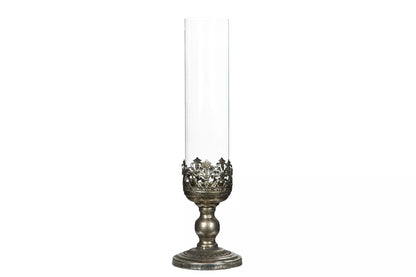 Lyslykt Leah sølv 43 cm 1 stk