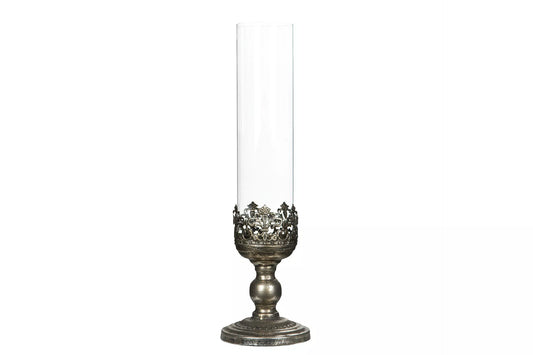 Lyslykt Leah sølv 43 cm 1 stk