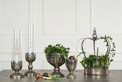 Lyslykt Leah sølv 43 cm 1 stk