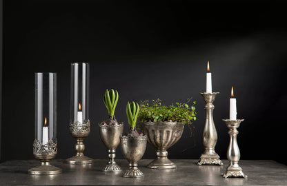 Lyslykt Leah sølv 43 cm 1 stk