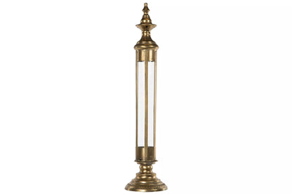 Lyslykt Tower Gull 19x86cm 1 stk
