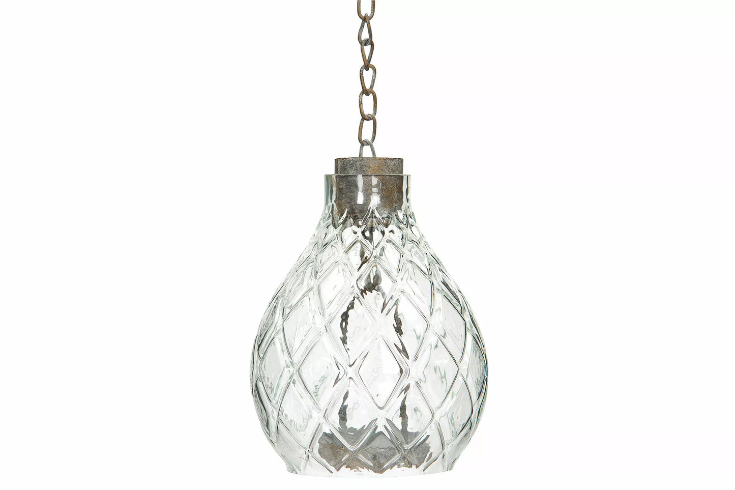Lyslykt Glass Lyric Hengende 12x16/50cm