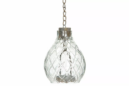 Lyslykt Glass Lyric Heng 12x16/50cm