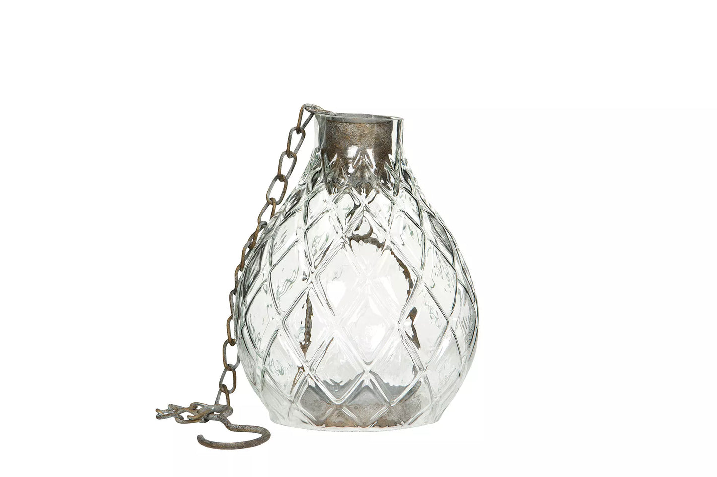 Lyslykt Glass Lyric Hengende 12x16/50cm