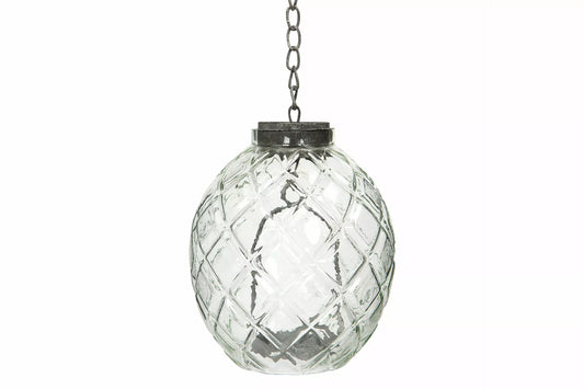 Lyslykt Glass Haley Heng 13x18/50cm