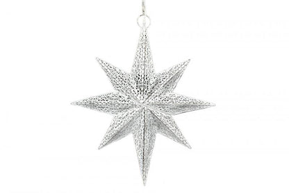 Adventsstjerne belysning - Antikk hvit 50 cm