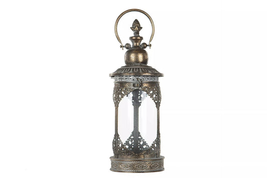 Lyslykt Lucerna Antique - Gyldenbrun 15x40cm