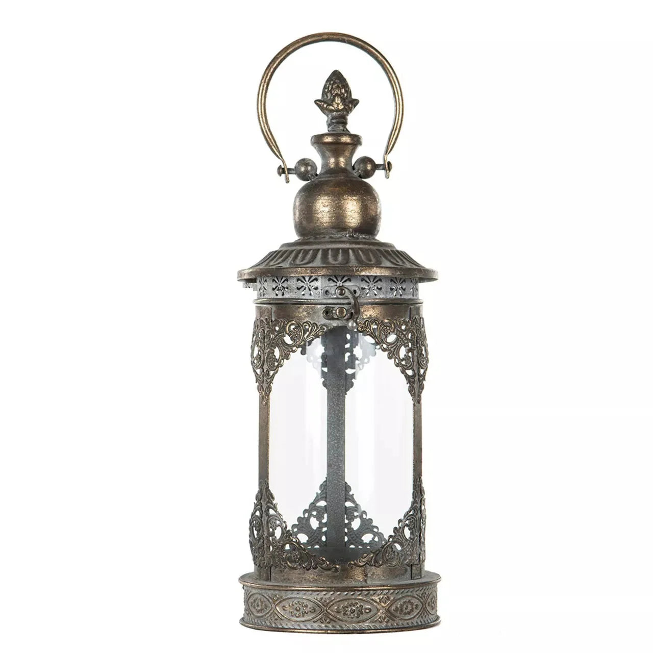 Lyslykt Lucerna Antique - Gyldenbrun 15x40cm