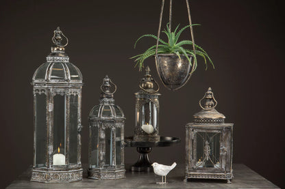 Lyslykt Lucerna Antique - Gyldenbrun 15x40cm