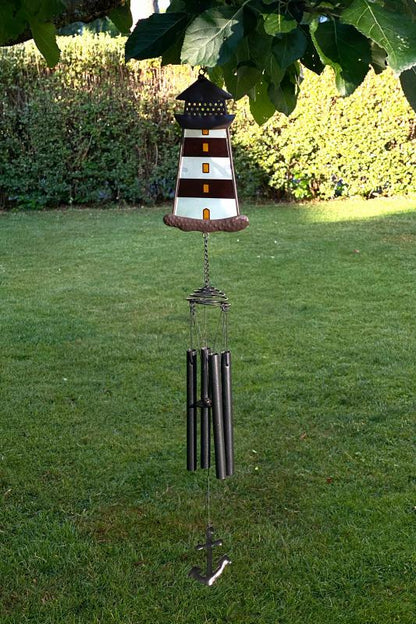 Hagedekorasjon Hagepynt Div Vindklokke Fyr 10,5x80cm