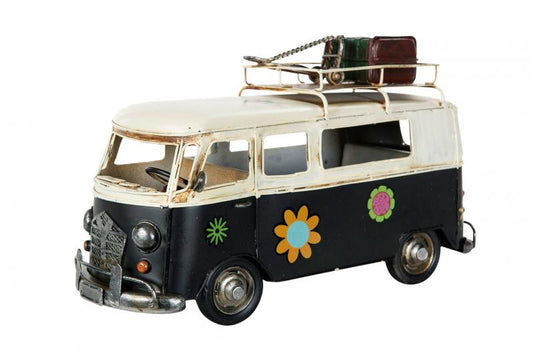 Dekorasjon Metalldekorasjon Hippiebuss Metall 27 x 12 x 17 cm