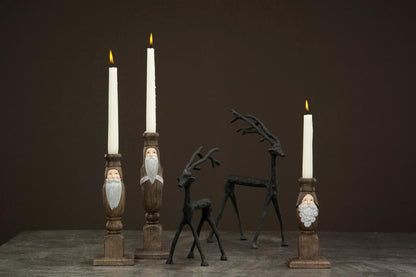 Innendørs Julepynt Ren svart støpejern 16x10x29cm