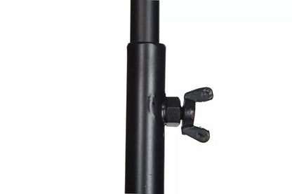 Lysestake Reglerbar 82-154 cm - svart