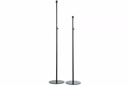 Lysestake Justerbar 82-154 cm - svart