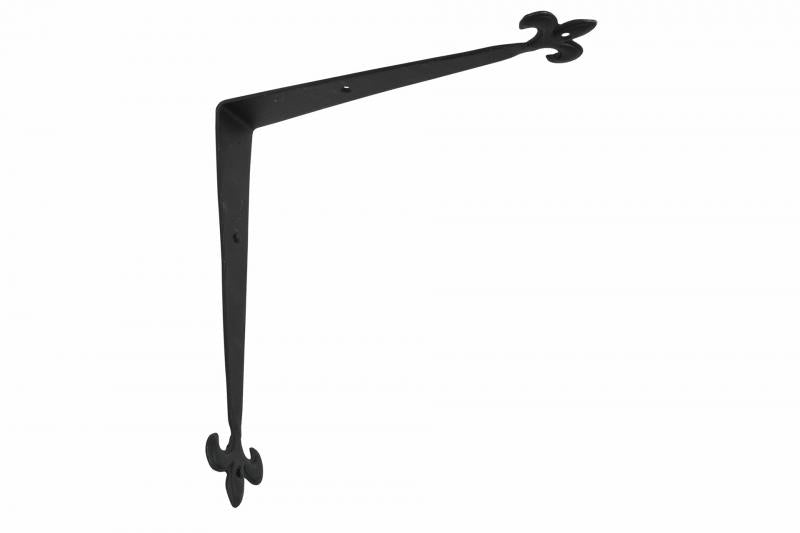 Vegghylle Veggkonsoll Sort Metall 25x6x25cm SALG