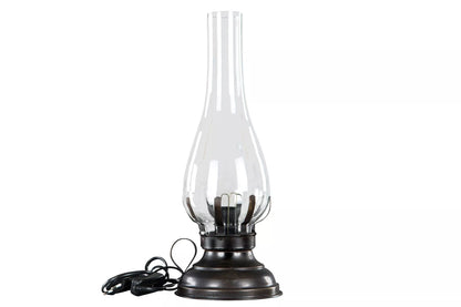 Bordlampe El 42 cm - Antikkbrun
