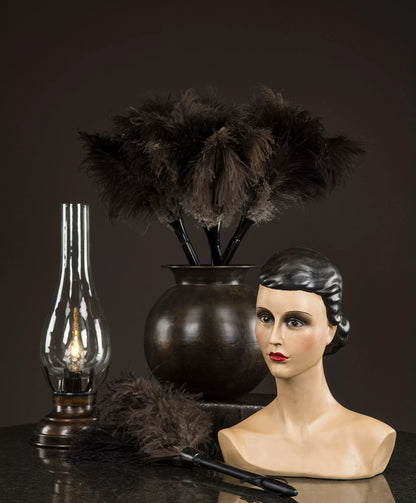 Bordlampe El 42 cm - Antikkbrun