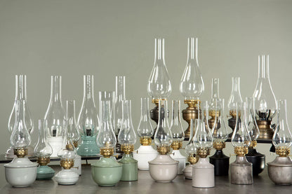 Bordlampe El 42 cm - Antikkbrun