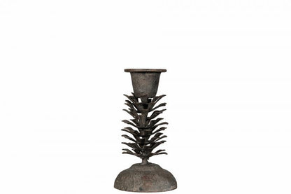 Julelysestake Kongle Metall 7,5x14cm 1 st