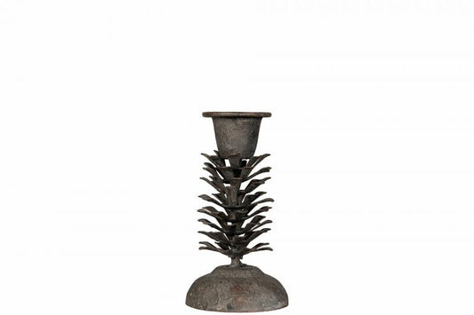 Julelysestake Kongle Metall 7,5x14cm 1 st