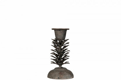 Julelysestake Kongle Metall 7,5x14cm 1 st