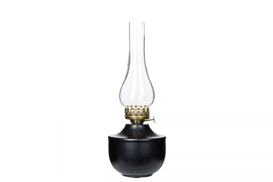 Lyslykt for Telys Svart Juno Ø13x34cm