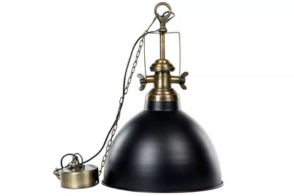 Taklampe Baron Sort messing