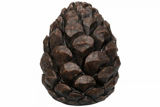 Dekorasjon Kongle Brun polyresin 34,5cm