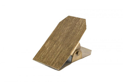 Dekorasjon Klemme 7 cm - børstet messing SALG