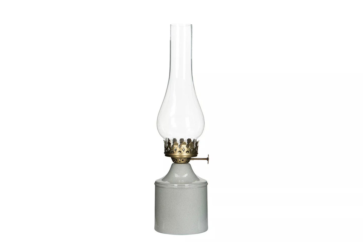 Lyslykt for Telys Emalje Stone Iris Ø9x35cm SALG