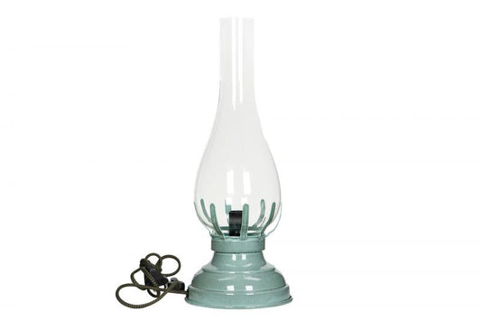 Bordlampe El 42 cm - Emalje Ocean