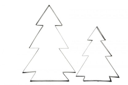 Innendørs Julepynt Gran Cloudy Rusty Metall 30x60cm 2-pack