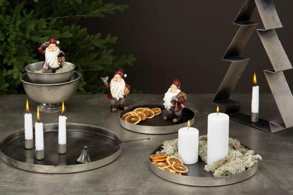 Innendørs Julepynt Gran Cloudy Rusty Metall 30x60cm 2-pack