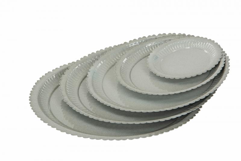 Dekorativt Fat Brett Qute Emalje Stone 5-pack SALG