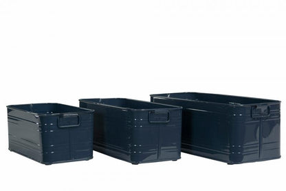 krukke Firkantet Emaljedybde 3-pack