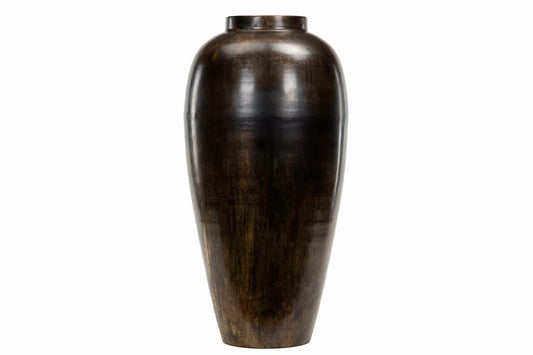 Dekorativ Vase Viv Antikk Brun Ø28x14x59cm