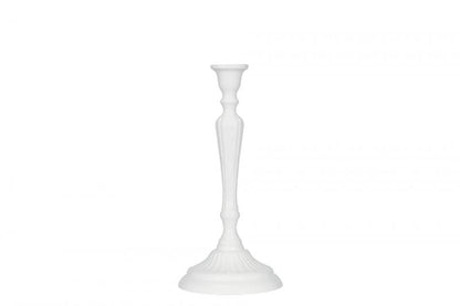 Lysestake Blomstret Emalje Shell Ø12x27cm 1 stk