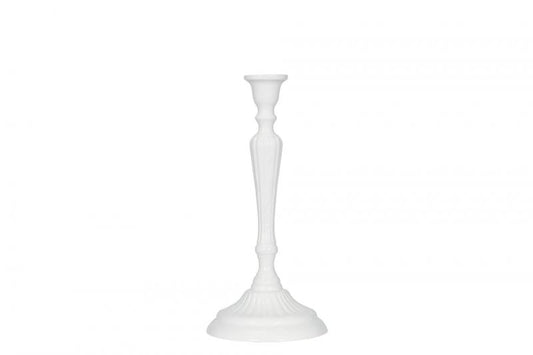 Lysestake Blomstret Emalje Shell Ø12x27cm 1 stk